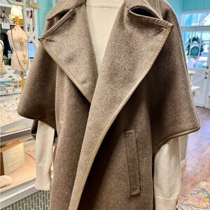 MaxMara Brown Women's Cape Coat